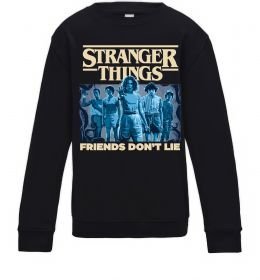 Детский Свитшот Friends don`t lie Stranger things