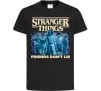 Дитяча футболка Friends don`t lie Stranger things Чорний Дитяча футболка Friends don`t lie Stranger things Чорний фото