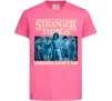 Дитяча футболка Friends don`t lie Stranger things Яскраво-рожевий Дитяча футболка Friends don`t lie Stranger things Яскраво-рожевий фото