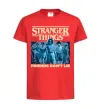 Дитяча футболка Friends don`t lie Stranger things Червоний фото