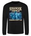 Світшот Friends don`t lie Stranger things Чорний фото