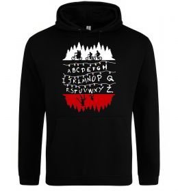 Женская толстовка (худи) Stranger things ABCD