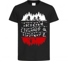 Детская футболка Stranger things ABCD