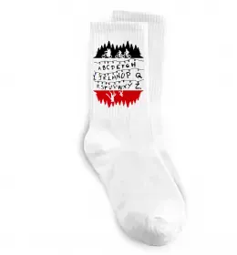 Носки Stranger things ABCD Белый фото