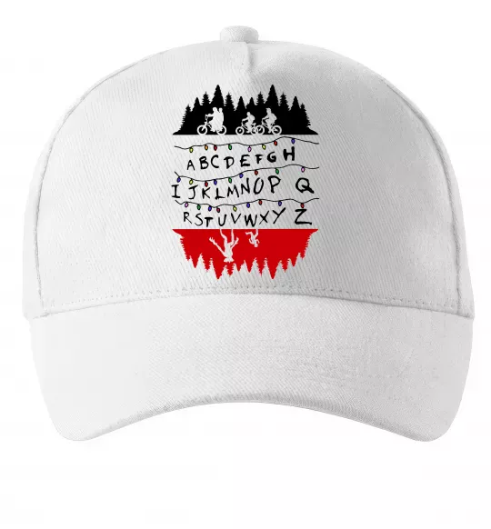 Кепка Stranger things ABCD Білий фото