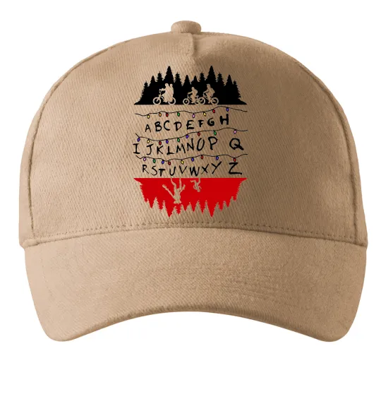 Кепка Stranger things ABCD Пісочний фото