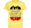 Детская футболка Stranger things ABCD Лимонный фото