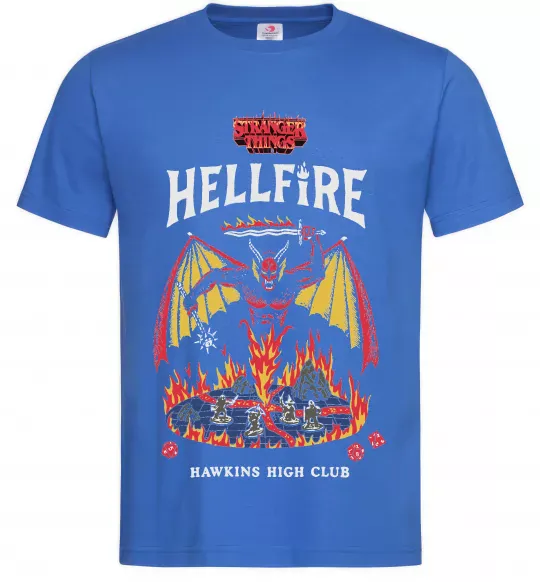 Мужская футболка Hellfire Ярко-синий фото