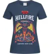Женская футболка Hellfire Темно-синий фото