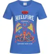 Женская футболка Hellfire Ярко-синий фото