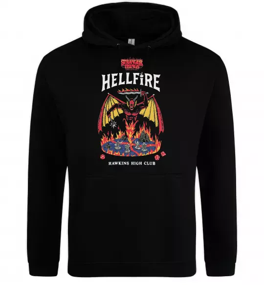 Чоловіча толстовка (худі) Hellfire Чорний фото