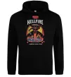 Женская толстовка (худи) Hellfire Черный фото