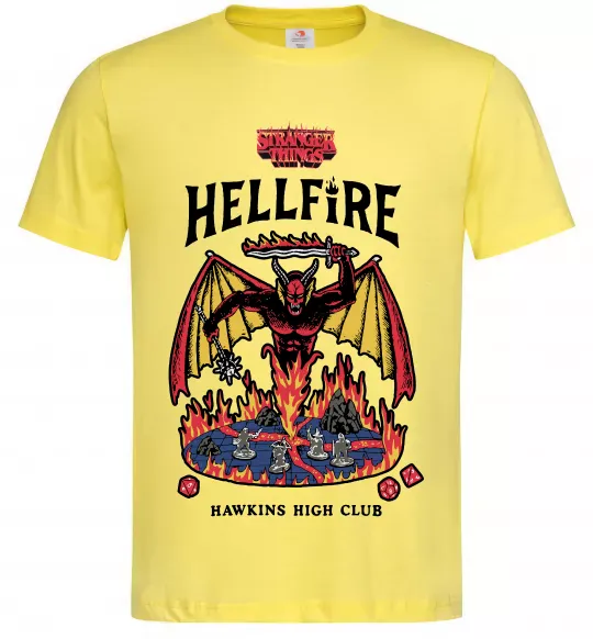 Мужская футболка Hellfire Лимонный фото
