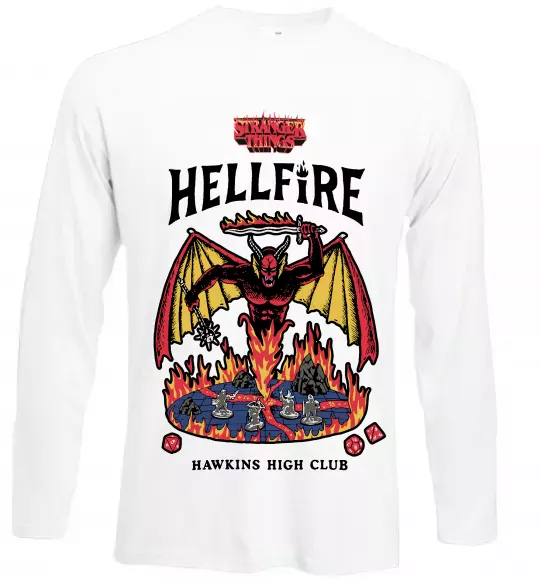 Лонгслив Hellfire Белый фото
