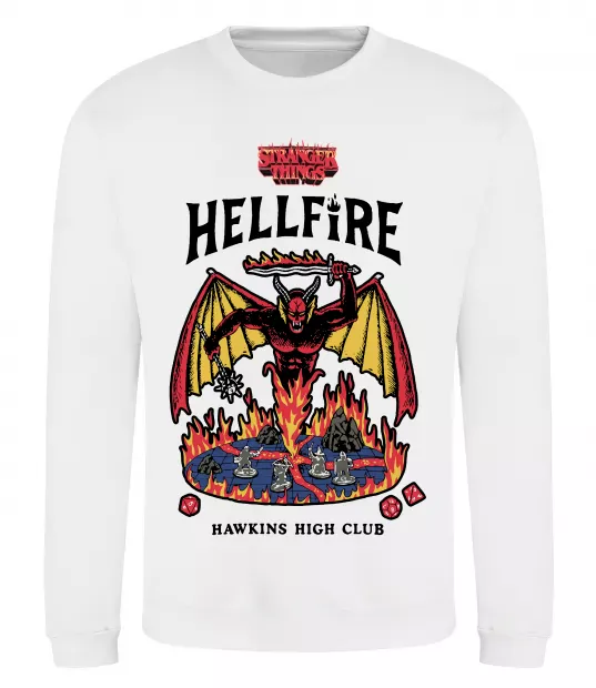 Свитшот Hellfire Белый фото