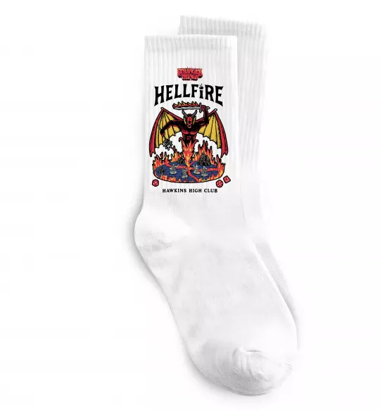 Шкарпетки Hellfire Білий фото