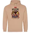 Чоловіча толстовка (худі) Hellfire Пісочний фото
