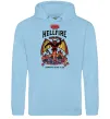 Мужская толстовка (худи) Hellfire Голубой фото