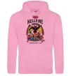 Женская толстовка (худи) Hellfire Розовый фото