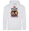 Женская толстовка (худи) Hellfire Серый меланж фото