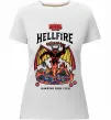 Женская премиум футболка Hellfire Белый фото
