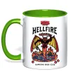 Чашка с цветной ручкой Hellfire Зеленый фото