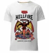 Мужская премиум футболка Hellfire Белый фото