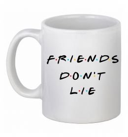 Чашка керамическая Stranger things Friends don`t lie