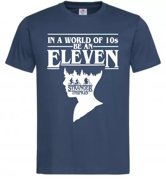 Мужская футболка Be an eleven Темно-синий фото