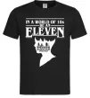 Мужская футболка Be an eleven Черный фото