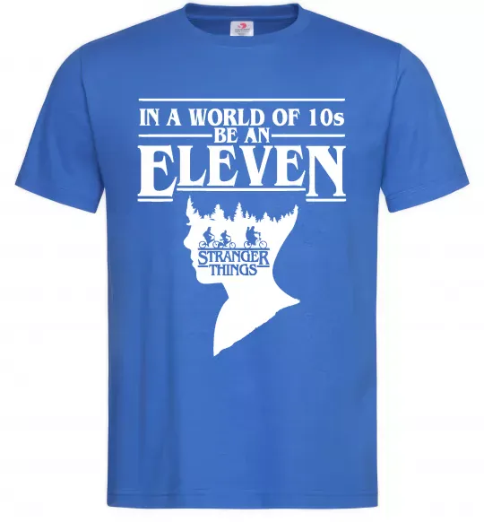 Мужская футболка Be an eleven Ярко-синий фото