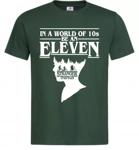 Мужская футболка Be an eleven Темно-зеленый фото