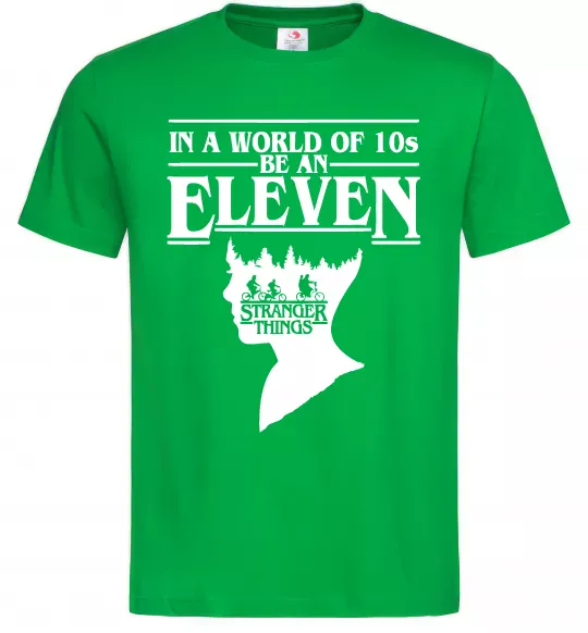 Мужская футболка Be an eleven Зеленый фото