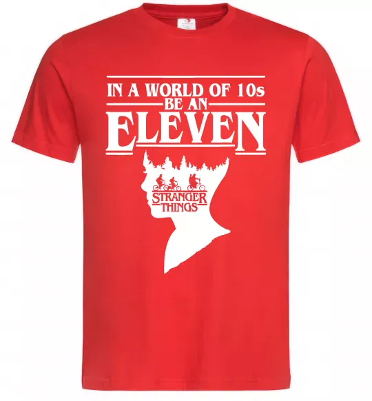 Мужская футболка Be an eleven Красный фото