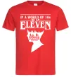 Мужская футболка Be an eleven Красный фото