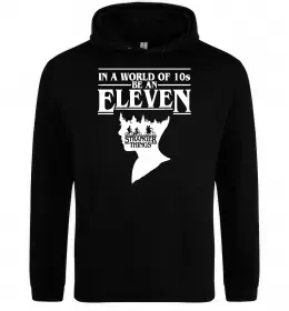 Женская толстовка (худи) Be an eleven Черный фото