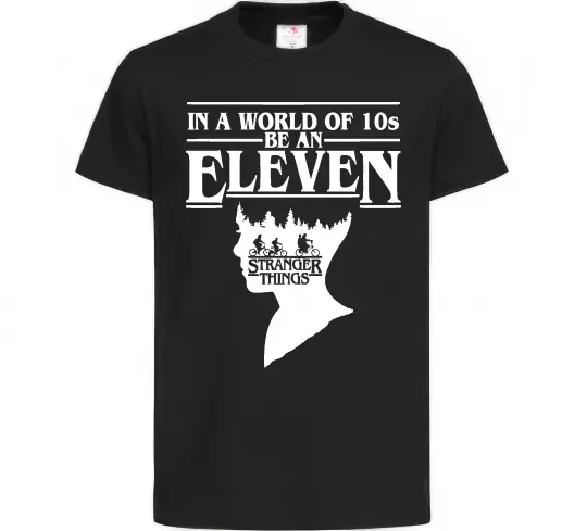 Детская футболка Be an eleven Черный фото