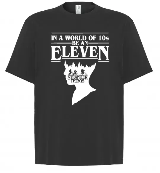 Футболка Оверсайз Be an eleven Черный фото