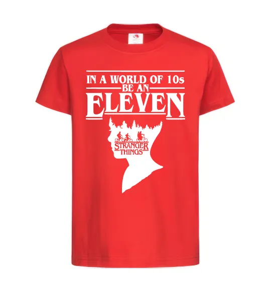 Детская футболка Be an eleven Красный фото