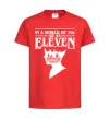 Детская футболка Be an eleven Красный фото
