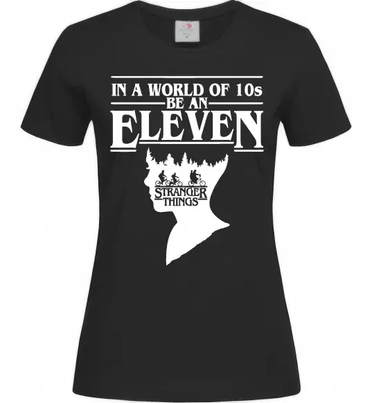 Жіноча футболка Be an eleven Чорний фото