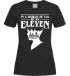 Жіноча футболка Be an eleven Чорний фото