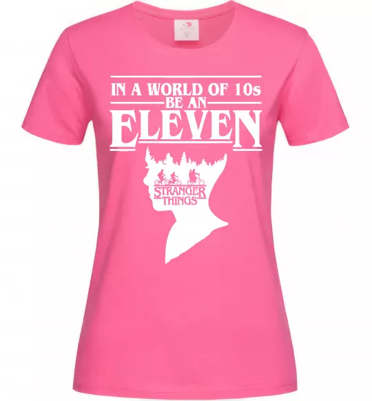 Жіноча футболка Be an eleven Яскраво-рожевий фото