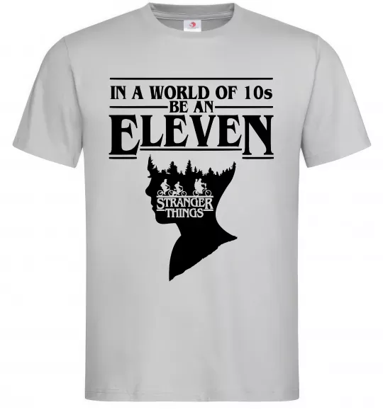 Мужская футболка Be an eleven Серый фото