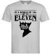 Мужская футболка Be an eleven Серый фото