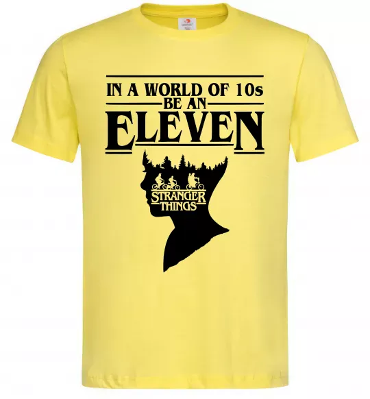 Мужская футболка Be an eleven Лимонный фото