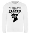 Свитшот Be an eleven Белый фото