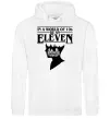 Мужская толстовка (худи) Be an eleven Белый фото