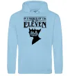 Мужская толстовка (худи) Be an eleven Голубой фото