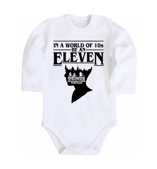 Дитячий бодік Be an eleven Білий фото